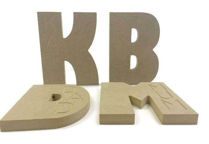 Engraved Letters