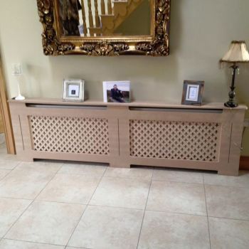 Radiator Covers Wooden MDF Bespoke Design 15mm Thick Wood Custom Sizes Available