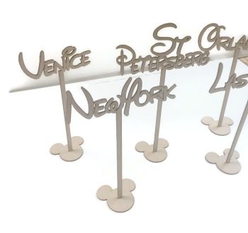 MDF Wooden Wedding, Party Standing Table Stands, Disney Font Names