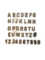 Wooden MDF Arial Letters / Numbers, 2cm - 10cm sizes 