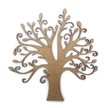 Wooden Plywood Tree Shape Various Sizes 