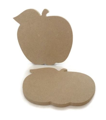 MDF Wooden Apple 6mm or 15mm Thick