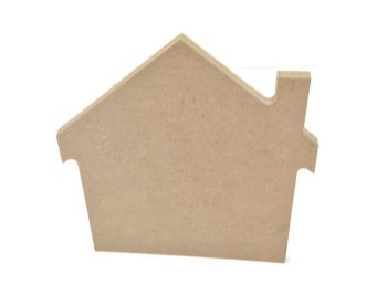 MDF Wooden House 6mm or 15mm Thick