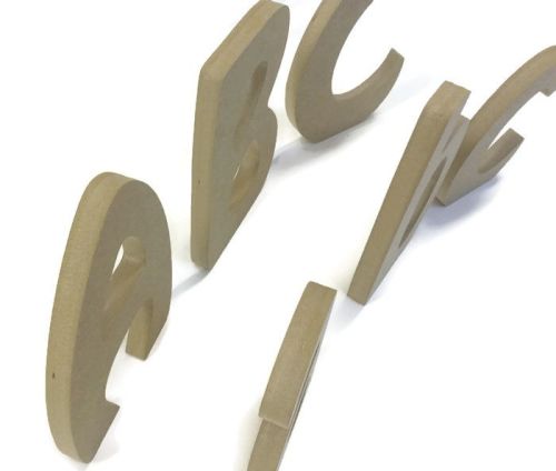 MDF Wooden Alphabet Letters & Numbers Hobo Font 18mm Thick