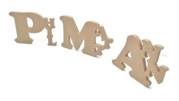 MDF Freestanding Wooden Custom Name Plaques 18mm Thick