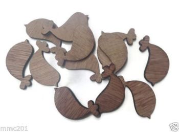 Wooden Plywood 35mm Doves, 25-100 Quantity 4mm Thick 