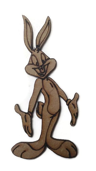 Bugs Bunny Figure 100mm - 500mm, 4mm Thick