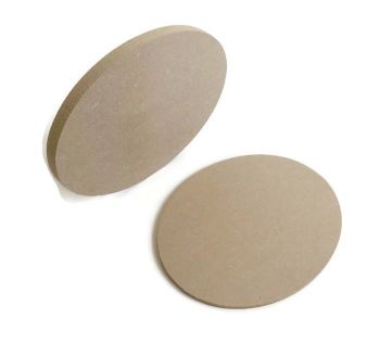 MDF Wooden Oval 6mm or 15mm Thick