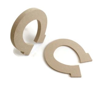 MDF Wooden Horseshoe 6mm or 15mm Thick