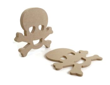 MDF Wooden Skull 6mm or 15mm Thick