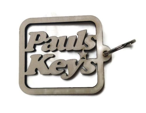 Personalised Name Keyrings High Quality (Any Name Available) Various Sizes 