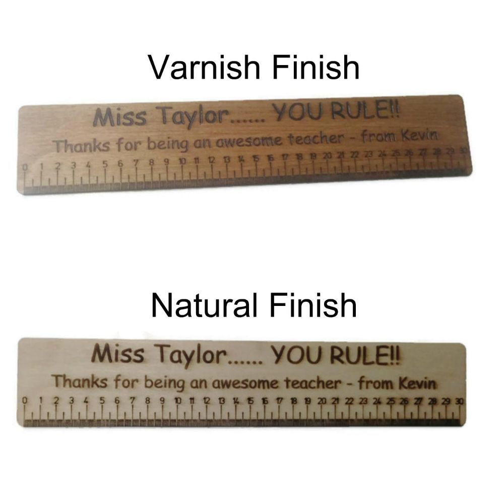 Wooden Rulers