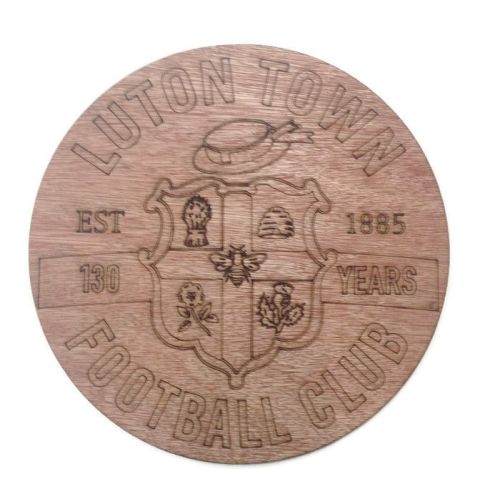 Luton Town Plywood Football Crest