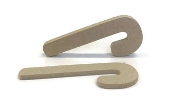 MDF Wooden Candy Cane 6mm or 15mm Thick