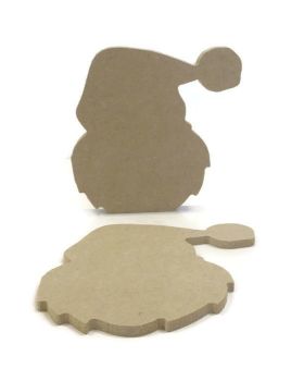 MDF Wooden Santa Head 6mm or 15mm Thick