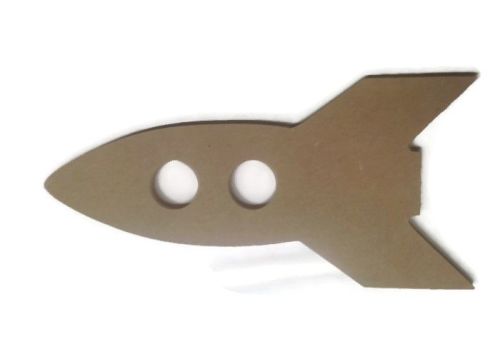 MDF Wooden Spaceship Rocket 6mm or 15mm Thick