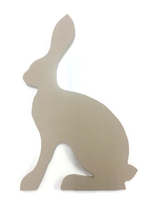 MDF Wooden Hare 6mm or 15mm Thick