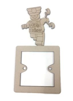 Light Switch Surrounds - Lego Policeman