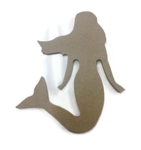 MDF Wooden Mermaid 2 6mm or 15mm Thick