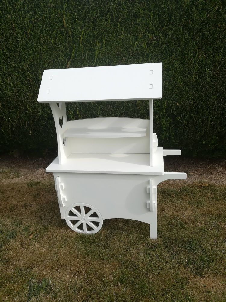 Painted Wooden Candy Cart Medium Sizes 1200mm high