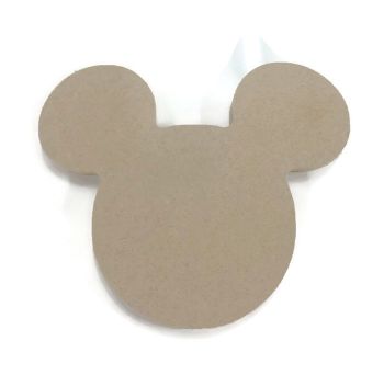 MDF Wooden Mickey Mouse Head 6mm or 15mm Thick