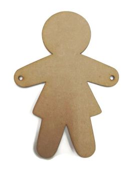 MDF Wooden Female Girl Woman Figure 6mm or 15mm Thick
