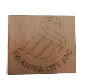 Swansea City Plywood Football Crest