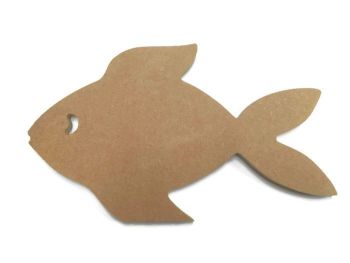 MDF Wooden Fish 6mm or 15mm Thick