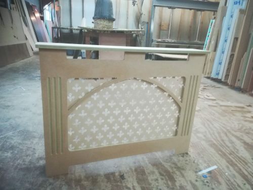 Radiator Covers Wooden MDF Arch Design 15mm Thick Wood Custom Sizes Availab