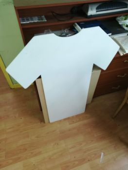 Football Jersey Shape White Acrylic Plastic, Wedding Table planner etc