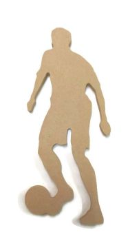 MDF Wooden Footballer Soccer Player 6mm or 15mm Thick