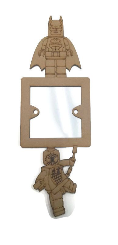 Light Switch Surrounds - Lego Batman and Spiderman