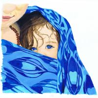 'Blue eyed boy' Giclee Print