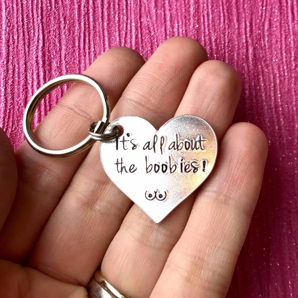 All about the boobies! Keyring