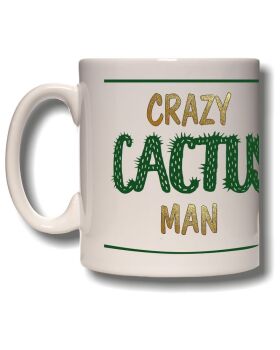 Crazy Cactus Man Mug