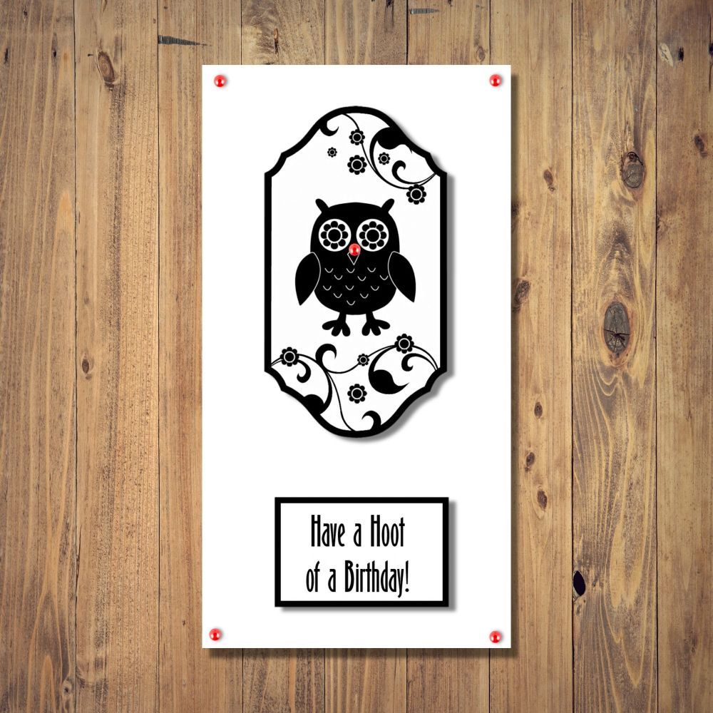 Have A Hoot Owl Birthday Card