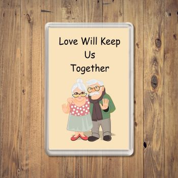Love Keep Together Fridge Magnet