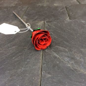 Red steel rose