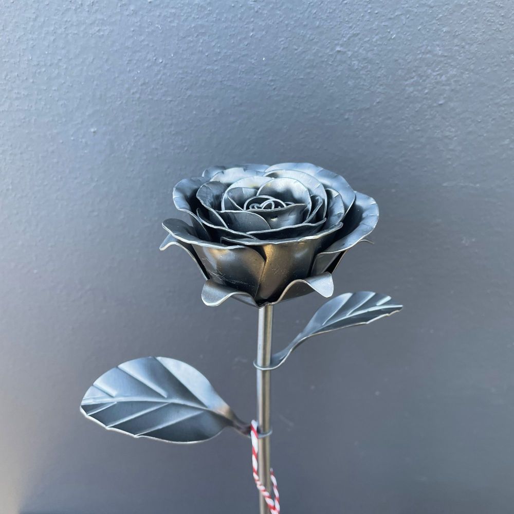 Elegant Steel Rose Wm1125