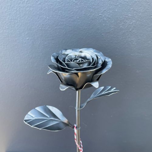 Elegant steel rose 
