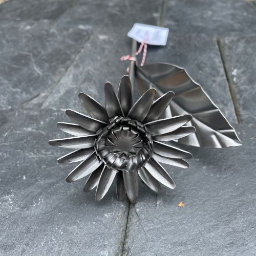 Gerbera daisy in steel