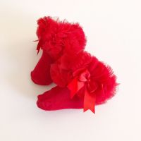 Tutu Sock With Bow - Red