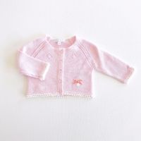 Emerson Vintage Style Knitted Cardigan - Pink
