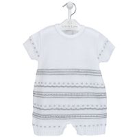 Jesse Knitted Romper - Grey