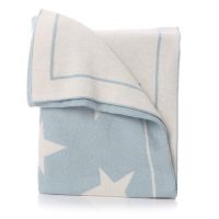 Cotton Star Blanket - Blue