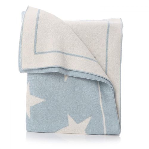 Cotton Star Blanket - Blue
