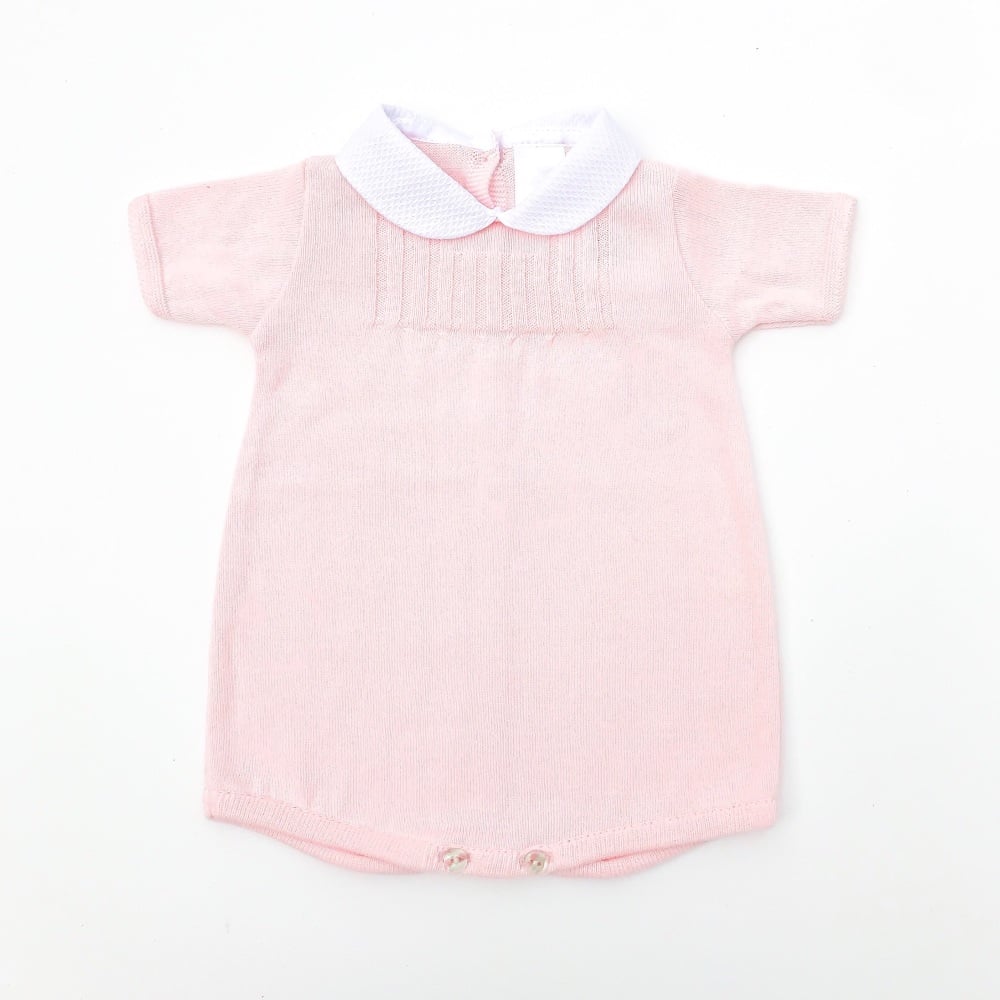 Perry Knitted Romper - Pink