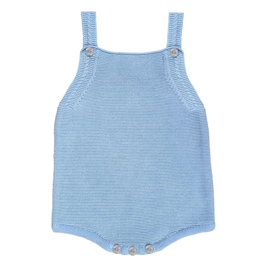 Arden Knitted Romper - Blue