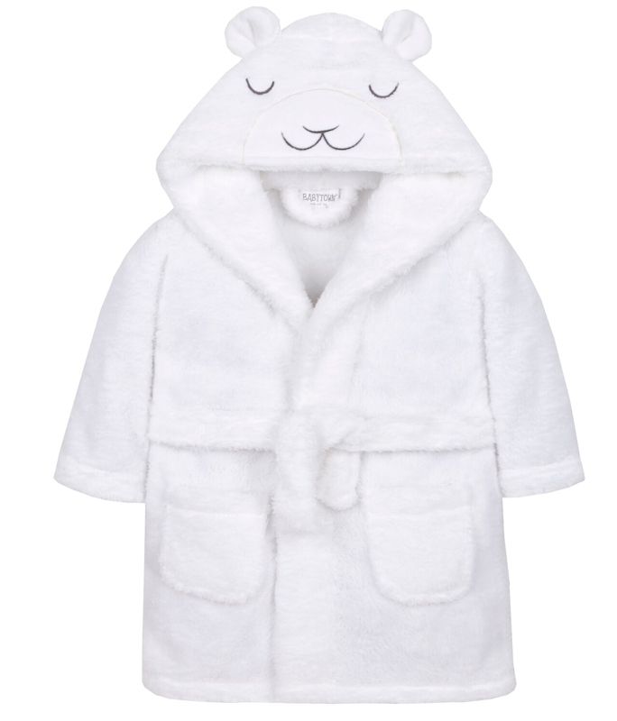 Little Lamb Dressing Gown - White