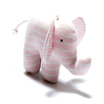 Organic Scrappy Elephant - Pink